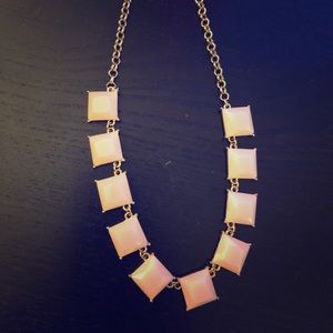 Beautiful pink necklace.